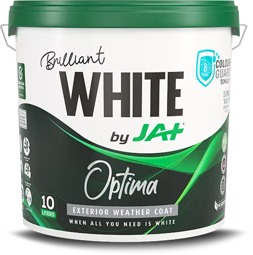 Exterior Weather Coat Paint Bucket by White By Jat